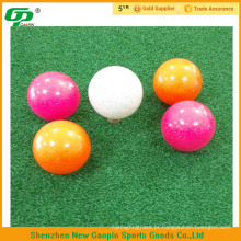 2016 novo design duas peças colorida bola de golfe do parque &amp; bolas de prática